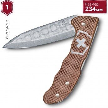 Нож VICTORINOX HUNTER PRO ALOX DAMAST 0.9410.J20