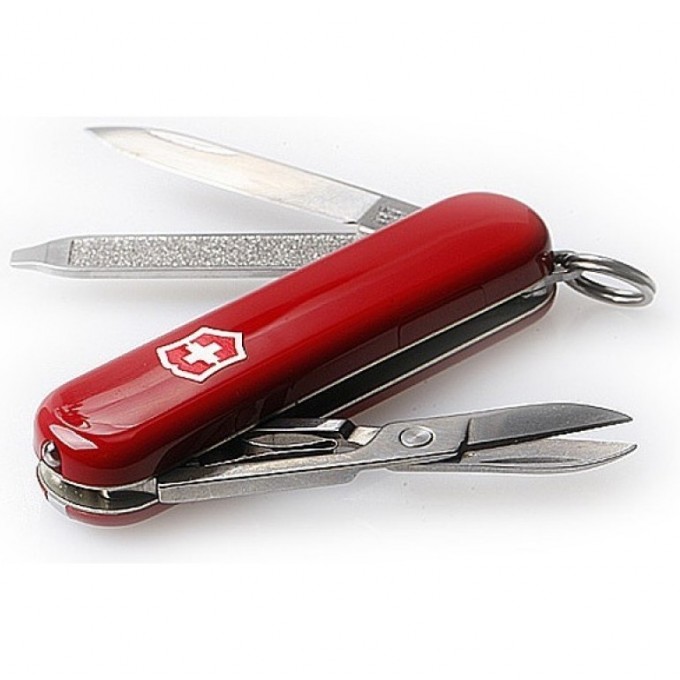 Передняя накладка для ножей VICTORINOX 84 мм, пластиковая, полупрозрачная красная C.2600.T3.10