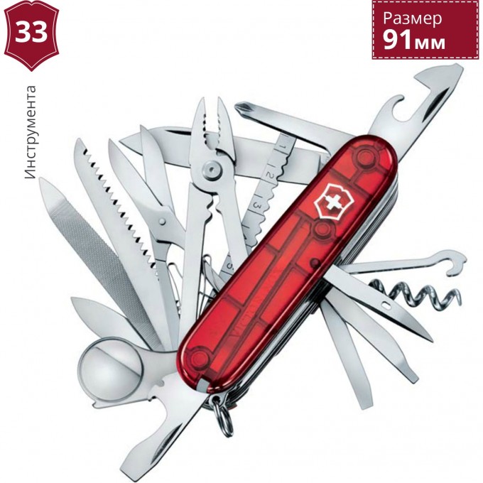 Нож VICTORINOX SWISS CHAMP 1.6795.T