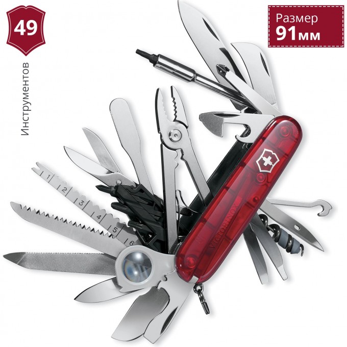 Нож VICTORINOX SWISS CHAMP XLT 1.6795.XLT