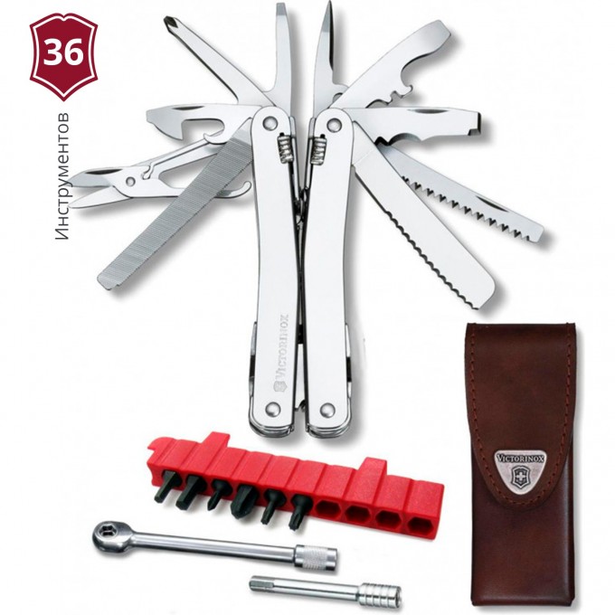 Мультитул VICTORINOX SWISSTOOL SPIRIT XC PLUS RATCHET 3.0239.L