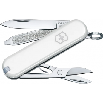 Нож перочинный VICTORINOX CLASSIC FALLING SNOW (0.6223.7B1) 58мм 7функц. блистер