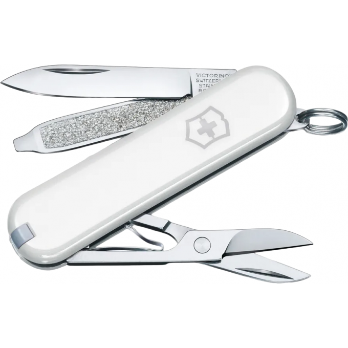 Нож перочинный VICTORINOX CLASSIC FALLING SNOW () 58мм 7функц. блистер 0.6223.7B1